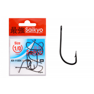 Крючки Saikyo KH-11004 Crystal BN № 1/0 (10шт) Крючки Saikyo KH-11004 Crystal BN № 1/0 (10шт)