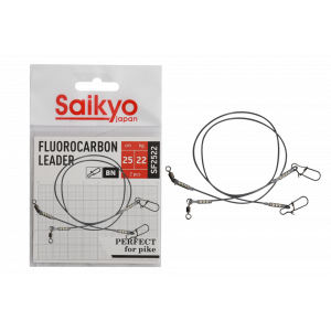 Поводок Saikyo FC Leader SF2522, 22кг/25см, 2шт