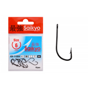 Крючки Saikyo KH-11004 Crystal BN № 6 (10шт) Крючки Saikyo KH-11004 Crystal BN № 6 (10шт)