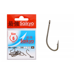 Крючки Saikyo KH-11004 Crystal BR № 6 (10шт) Крючки Saikyo KH-11004 Crystal BR № 6 (10шт)